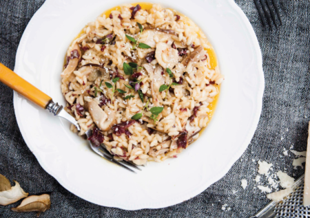 Herkkutatti risotto